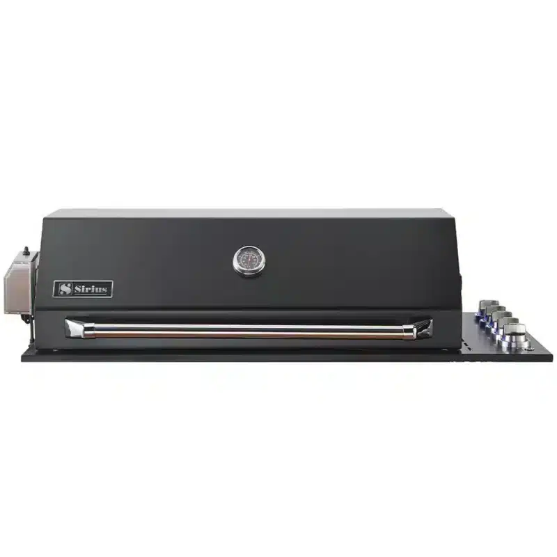 Drop-in 5 Burner Gas BBQ in Black