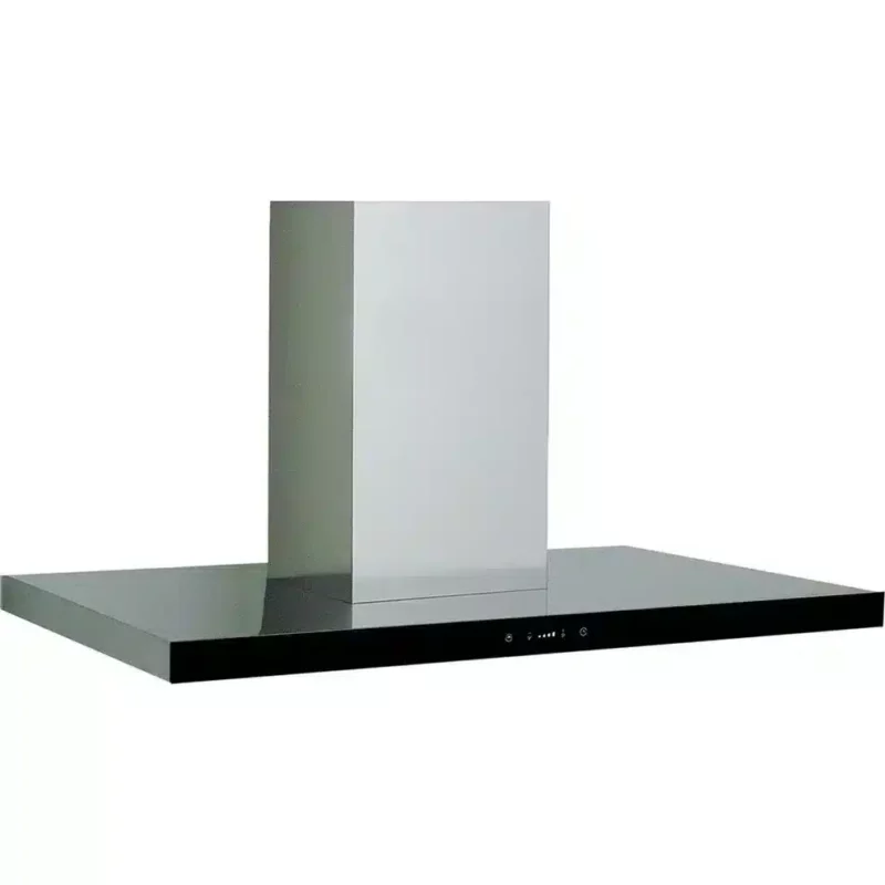 900mm Black Glass Fascia Canopy Rangehood
