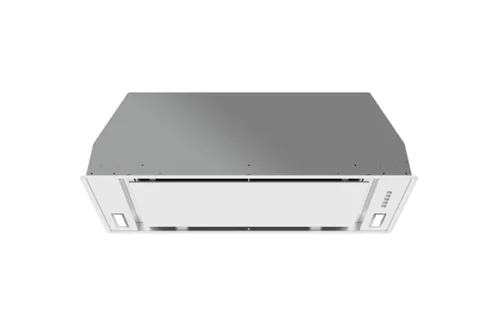520mm onboard undermount rangehood – white glass finish