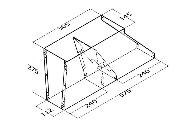 TWIN MOTOR TRANSITION OFFSET LEFT OR RIGHT TO DL-2
