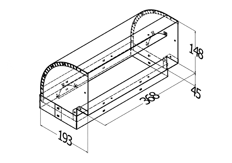 HORIZONTAL BEND TWIN MOTOR 45?
