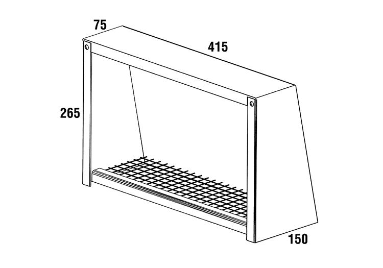 WALL VENT COVER TO SUIT 10/1200H