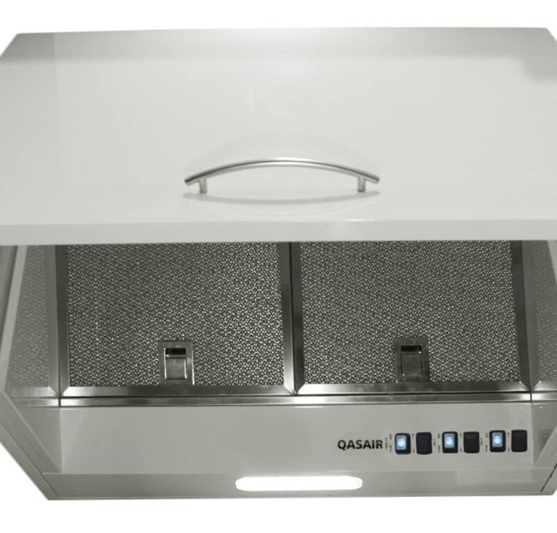 600mm Single Motor Undercupboard Rangehood, Back Ducted, LED Lights