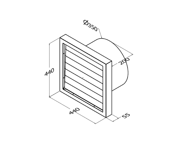 BACK DRAFT WALL VENT TO SUIT 350?
